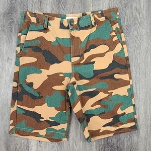 NWT Eleven Paris Camo Print Shorts SZ 28
